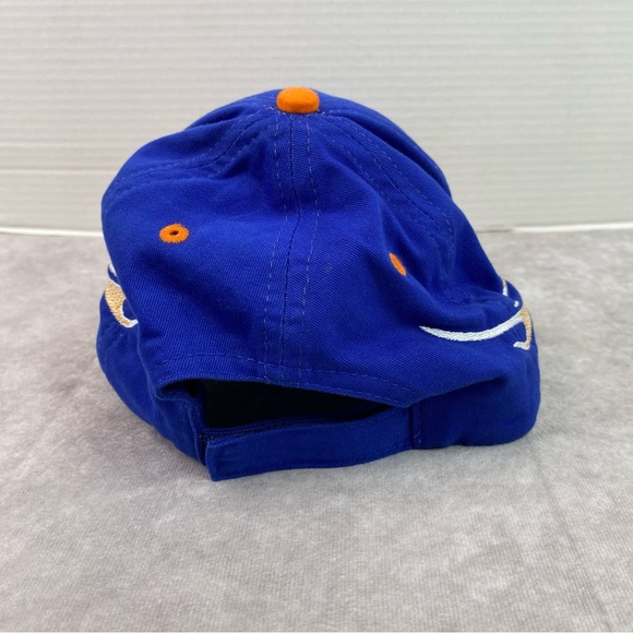 New England Patriots Hat Adult Blue Vintage Retro Flames NFL Football RARE OSFM - Picture 3 of 10